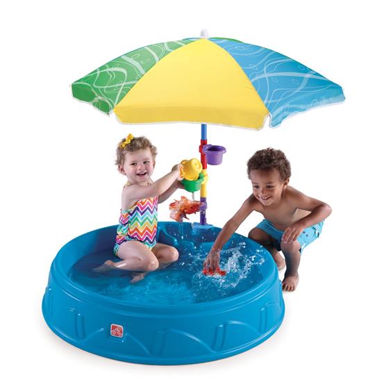 Бассейн с зонтом от солнца Play & Shade Pool